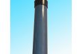 Stĺpiky na plot  PVC 48mm-antracit PVC 48mm - 200cm-antracit